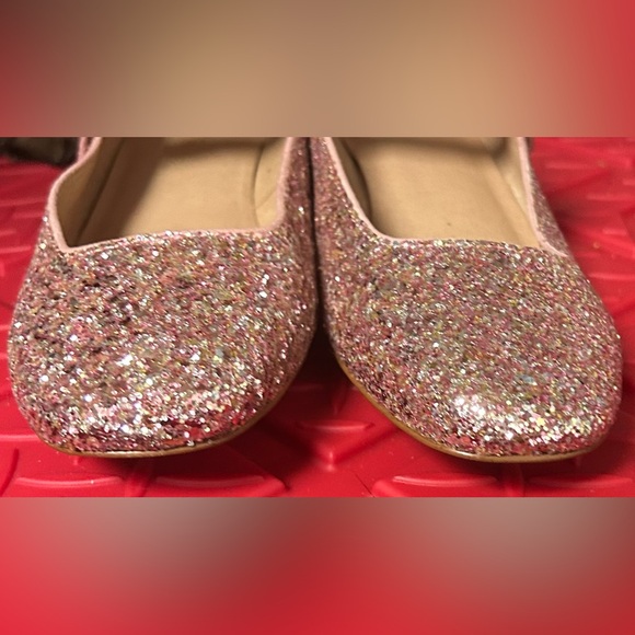 Madewell Delilah Mary Jane In Glitter Pink Sparkle Shoes Size 6.5 NEW - Picture 8 of 10